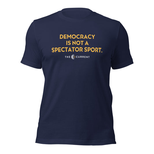 Democracy (Statement T-Shirt-Navy)